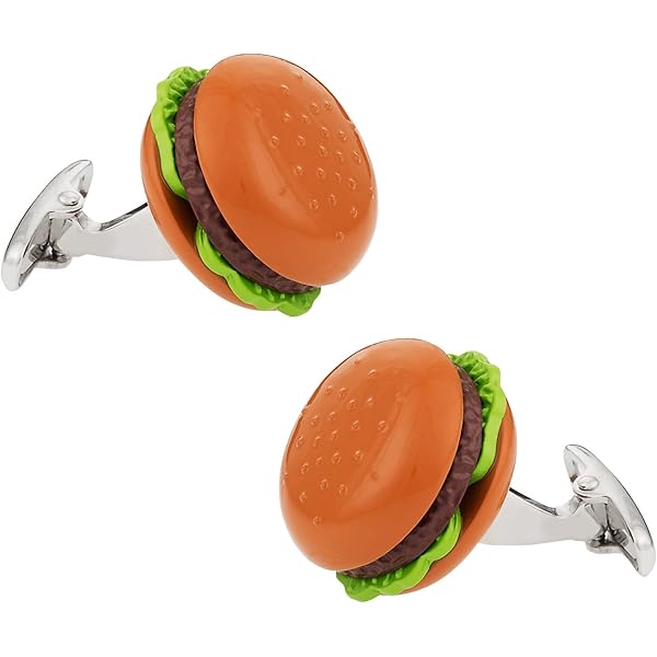 Mansjettknapper – Burger Edition 🍔