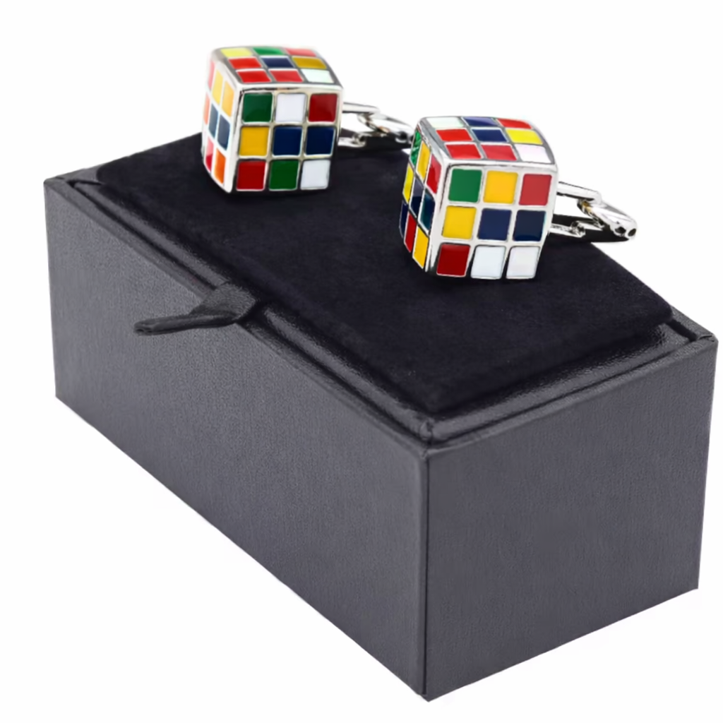 Mansjettknapper - Rubiks kube Edition
