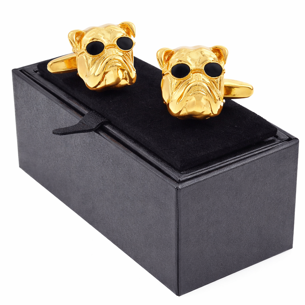 Mansjettknapper - Bulldog Edition 🐾