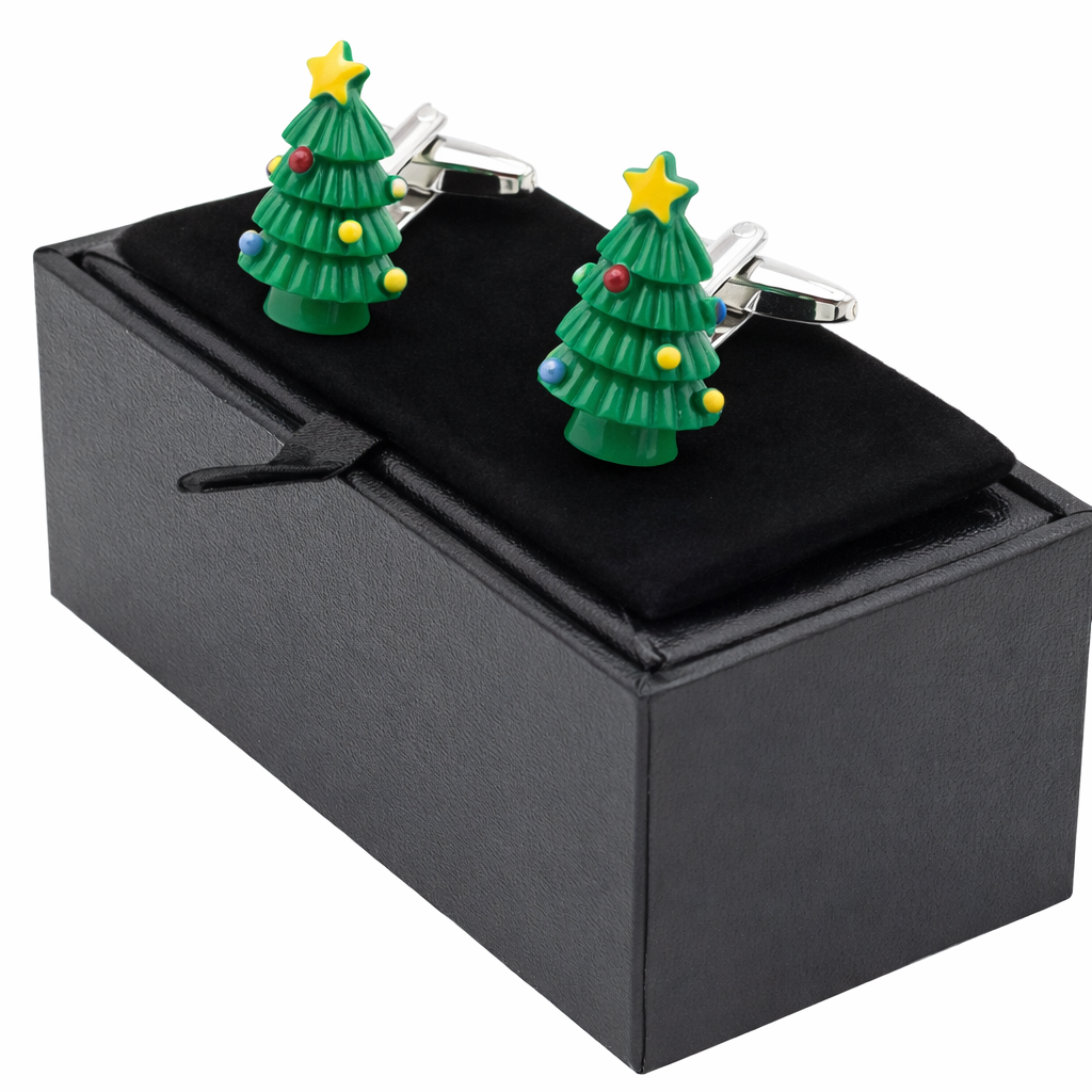Mansjettknapper - Juletre Edition 🎄