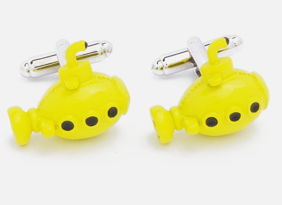 Mansjettknapper - Yellow Submarine Edition