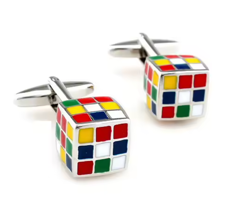Mansjettknapper - Rubiks kube Edition