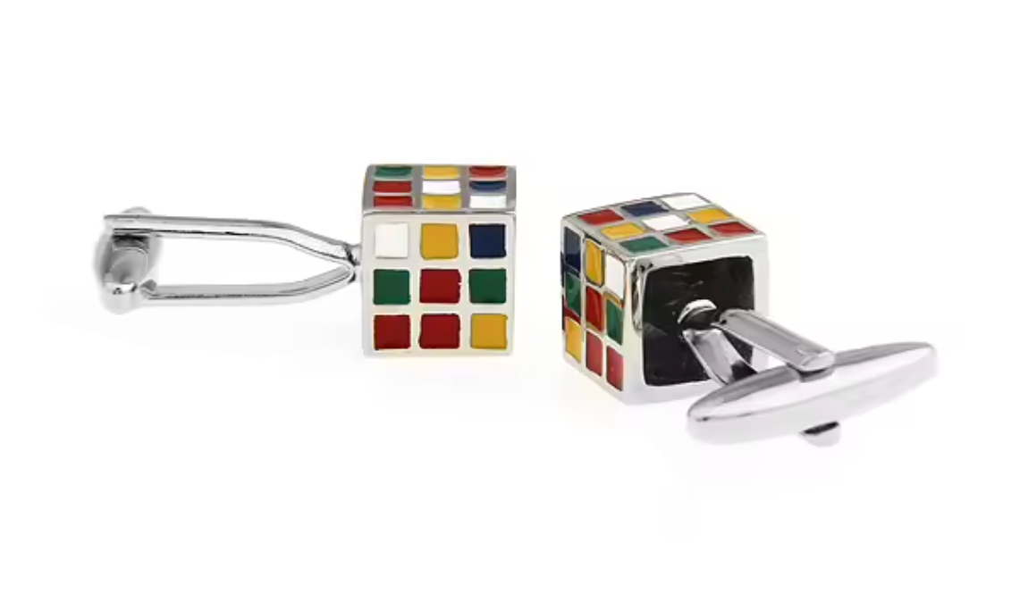 Mansjettknapper - Rubiks kube Edition