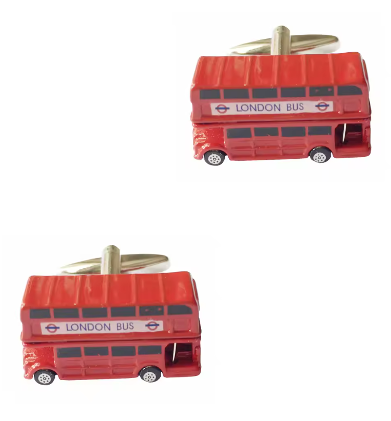 Mansjettknapper - London-buss Edition
