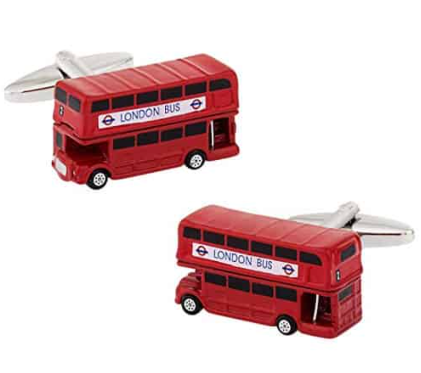 Mansjettknapper - London-buss Edition