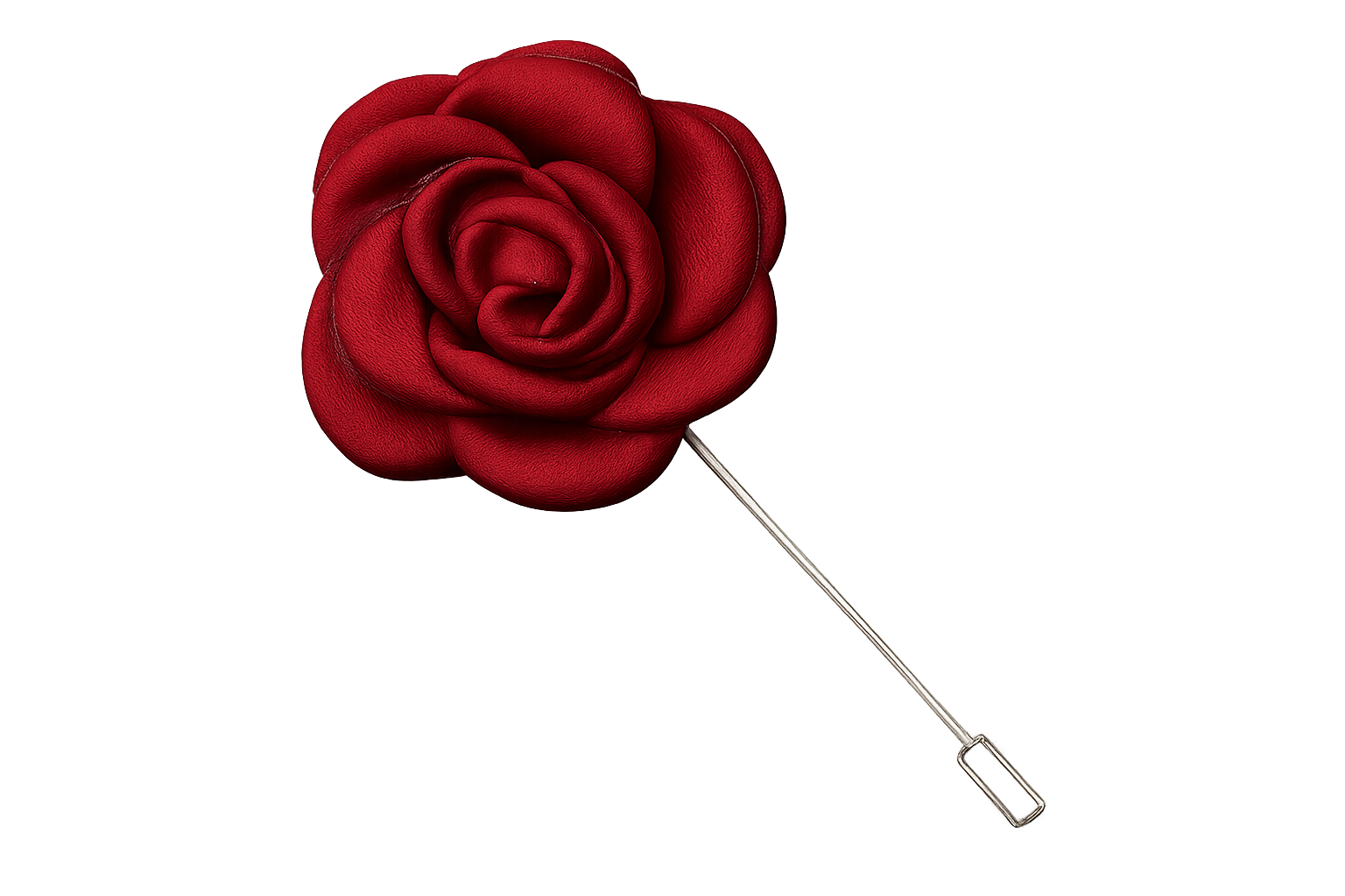 Jakkeslagsnål - Rød rose